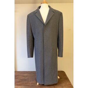 Thierry Mugler Paris Mens 100% Cashmere Overcoat IT54 Vintage 90s Archive